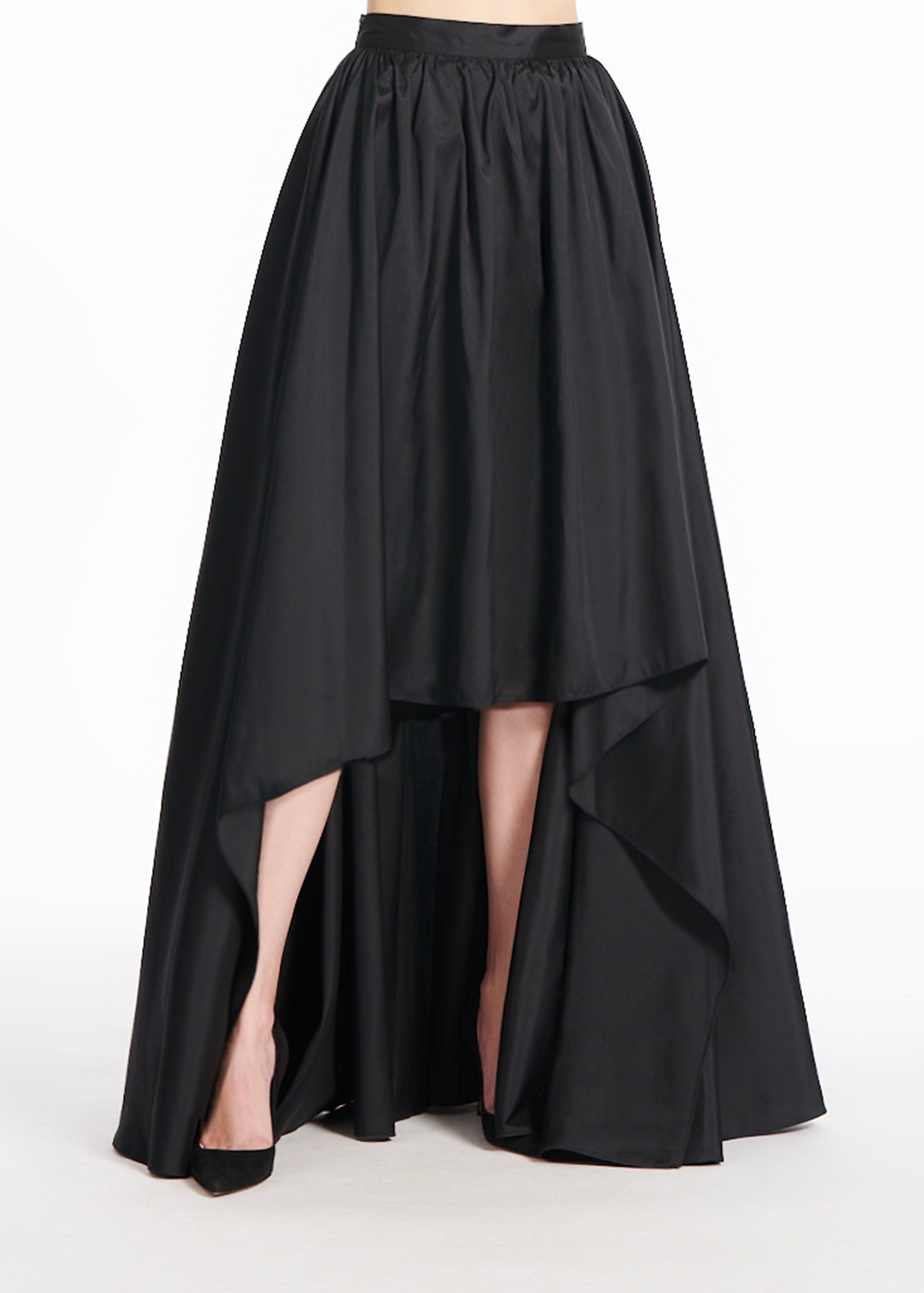 TAFFETA BALOON SLEEVE BLOUSE IVORY