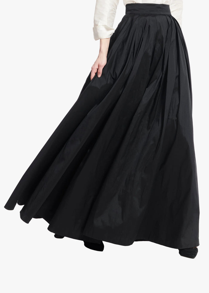 SOFT TAFFETA BALLGOWN SKIRT BLACK