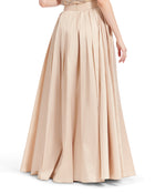 SOFT TAFFETA BALLGOWN SKIRT IN CHAMPAGNE