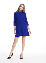 Load image into Gallery viewer, Aline Dress With Jeweled Collar And Bow
