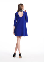 Load image into Gallery viewer, Aline Dress With Jeweled Collar And Bow
