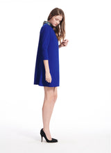 Load image into Gallery viewer, Aline Dress With Jeweled Collar And Bow
