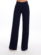STRETCH CREPE WIDE LEG PANT BLACK