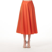 A-LINE MIDI SKIRT PAPRIKA