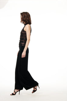 STRETCH VELVET PANTS