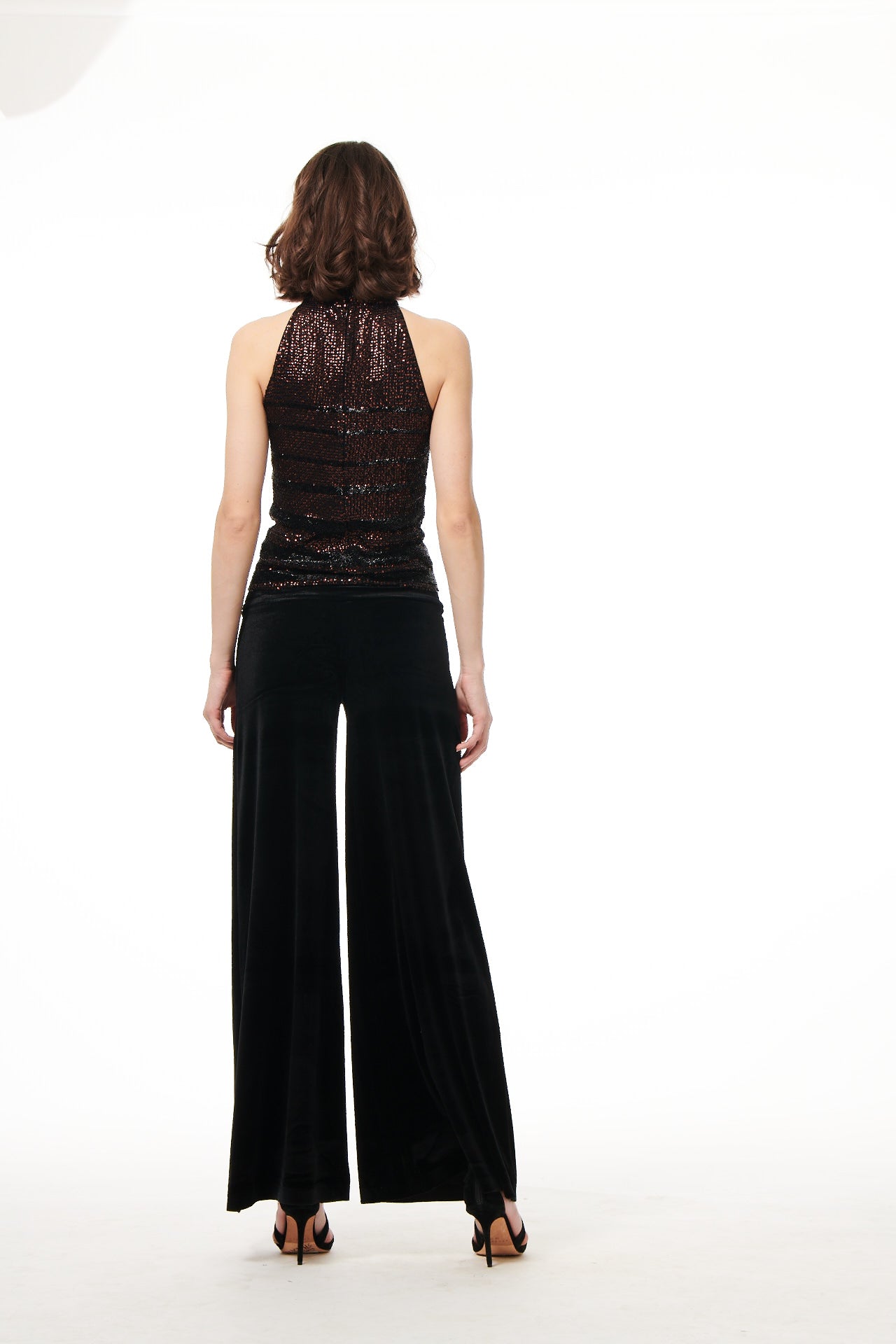 STRETCH VELVET PANTS