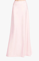 TAFFETA BIAS LONG SKIRT BLUSH