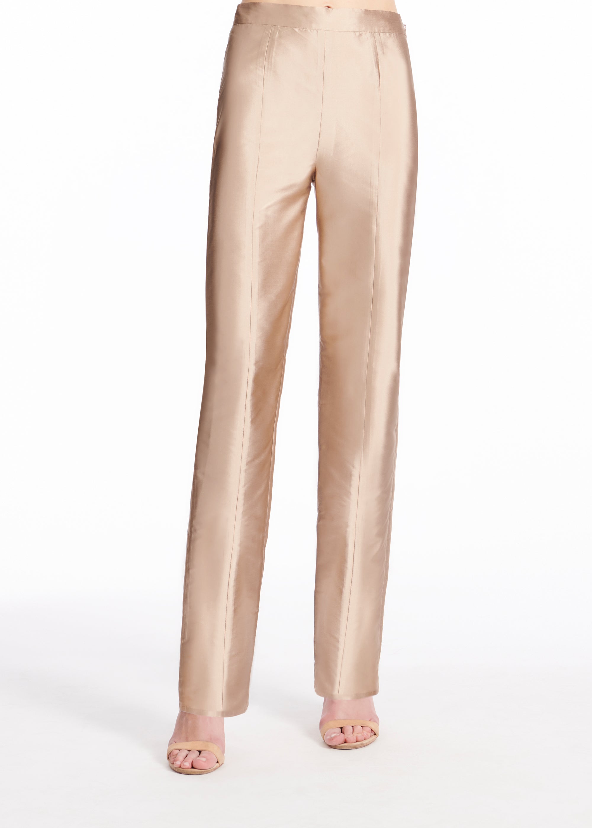 TAFFETA SLIM LEGGED PANT BLACK