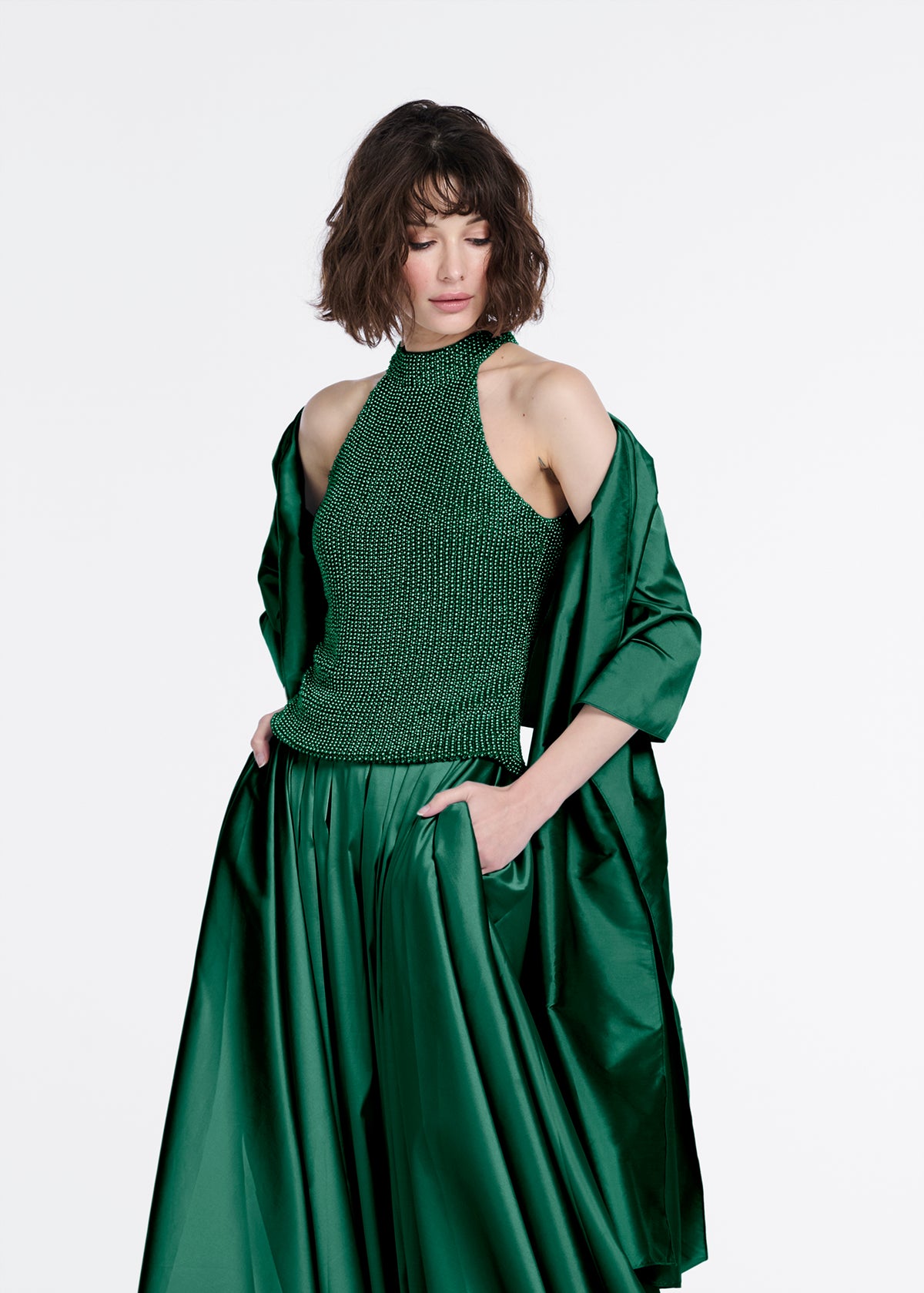 Stole,  Emerald