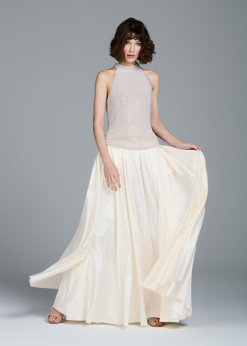 TAFFETA BALLGOWN SKIRT - IVORY