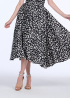 TAFETTA MIDI SKIRT BATIK ANIMAL