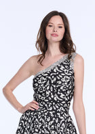 TAFETTA MIDI SKIRT BATIK ANIMAL