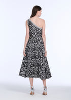 TAFETTA MIDI SKIRT BATIK ANIMAL