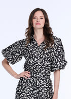 TAFETTA MIDI SKIRT BATIK ANIMAL