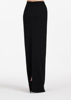 Long Stretch Crepe Column Skirt
