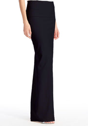 LONG STRETCH CREPE COLUMN SKIRT IVORY